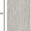 Alfombra transición sólida jaspeada 2x6ft1pulg gris claro