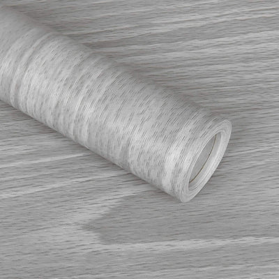 Papel contacto madera gris 17.71x472pulg textura grano adhesivo