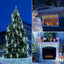 Luces carámbano Navidad 20" 480 LED impermeables techo