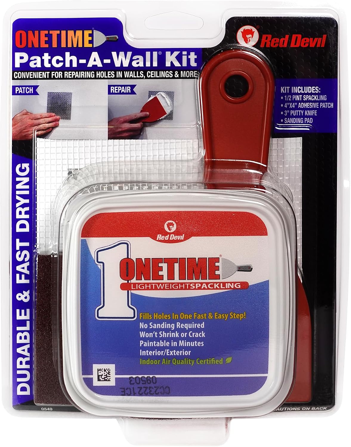 Kit masilla ligera Patch-A-Wall 1/2pinta EE.UU.