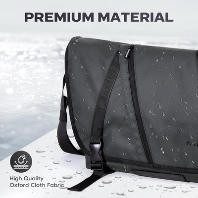 Bolso bandolera casual negro oscuro L