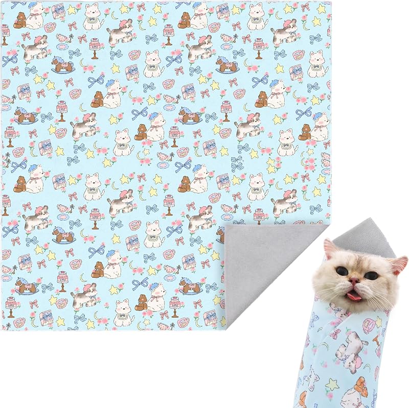 Envoltura autoadhesiva para gatos 27.6pulg cortar uñas