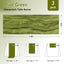 Paquete 3 Caminos Mesa Gasa Verde Oliva 35x120pulg