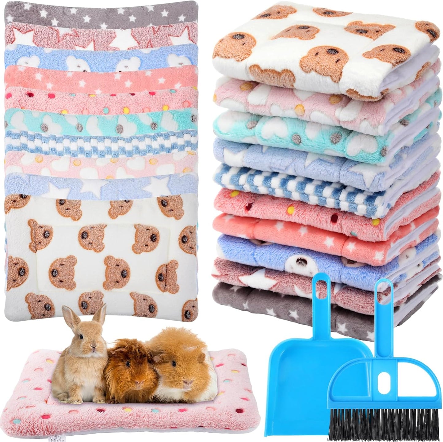 Set 10 Alfombrillas Cama Perros 15x11pulg