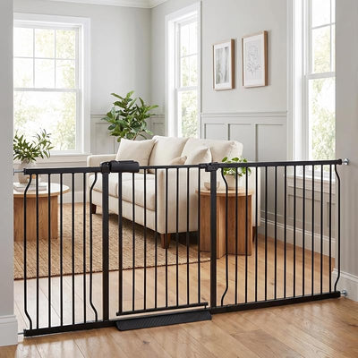 Puertas para bebés extra anchas 71.5-76.4" sin perforación