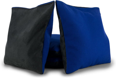 Bolsas cornhole doble cara gamuza lona relleno resina 4 pzas