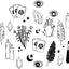 Kit arte pared Every Witch Way color negro