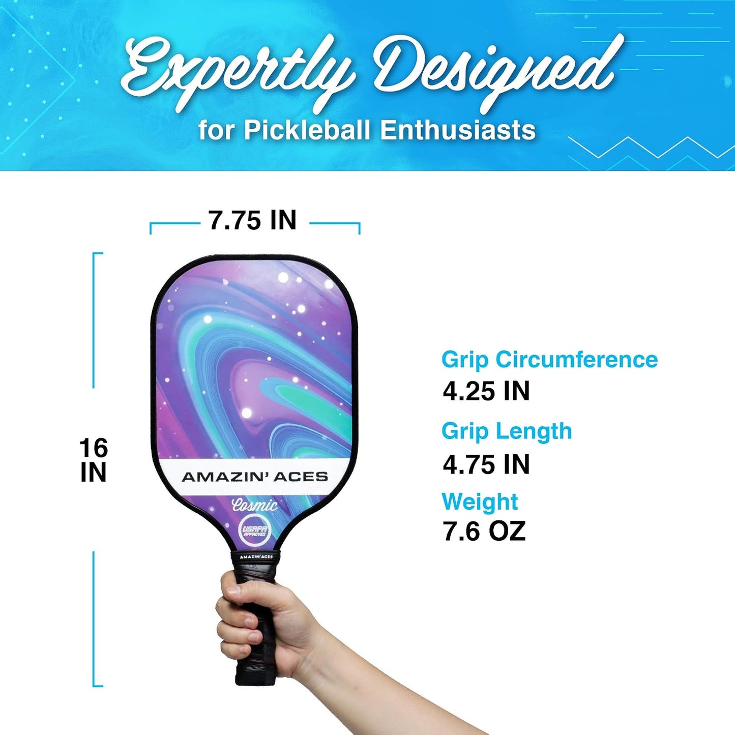 Set paletas pickleball grafito 2 o 4 palas acolchado