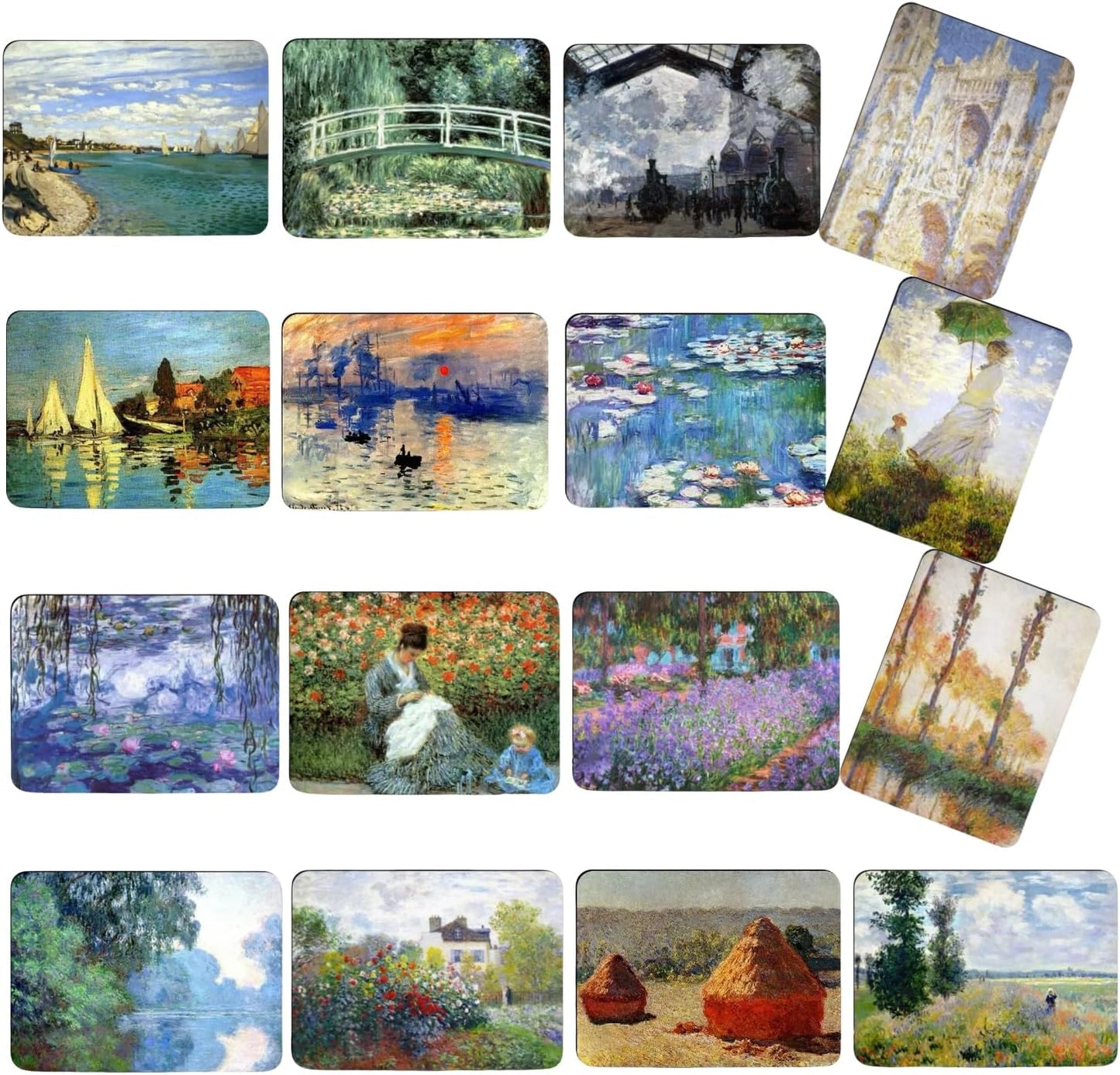 16 Imanes decorativos para nevera y taquillas arte