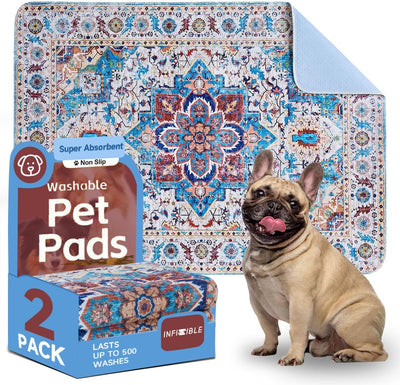 Almohadillas lavables para perros grandes 48x36pulg set 2
