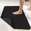 Alfombra baño goma antiderrap secado rápido lavable