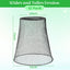 Cloche alambre para plantas 11x12pulg con estacas negro