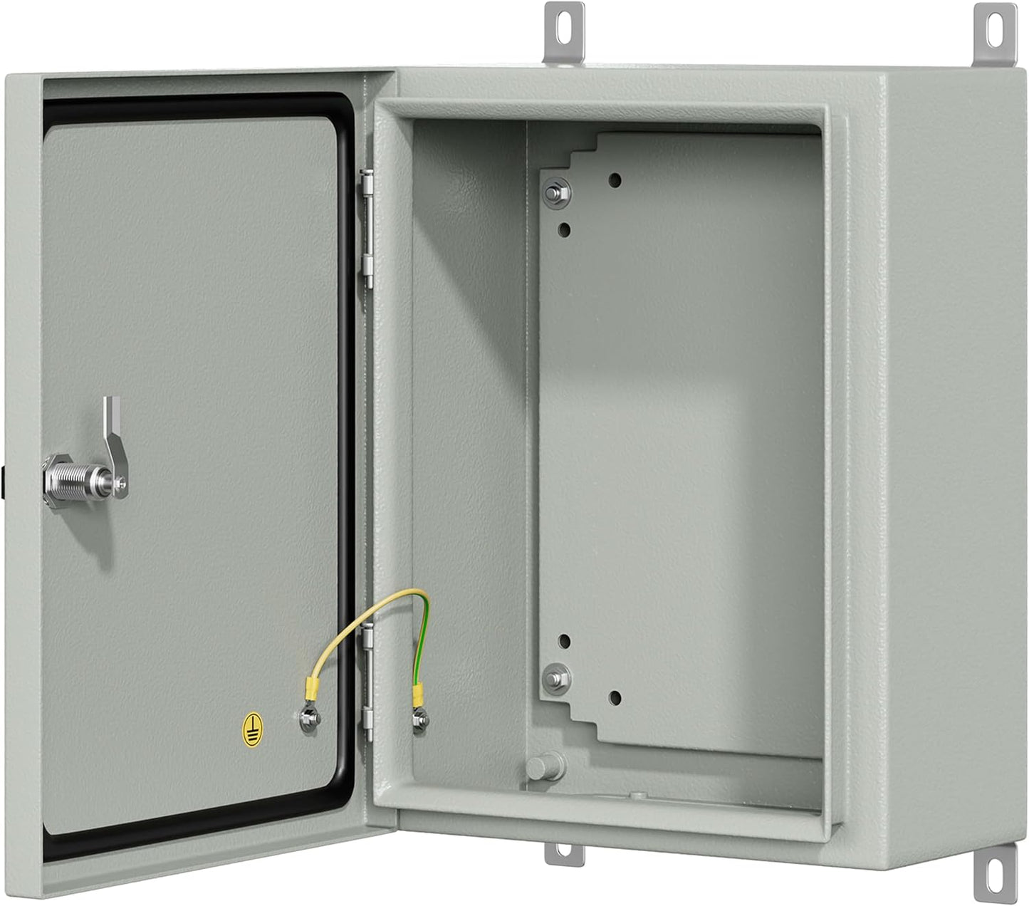 Caja conexión metálica IP65 interior exterior 450x350x200mm