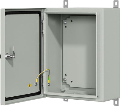 Caja conexión metálica IP65 interior exterior 450x350x200mm