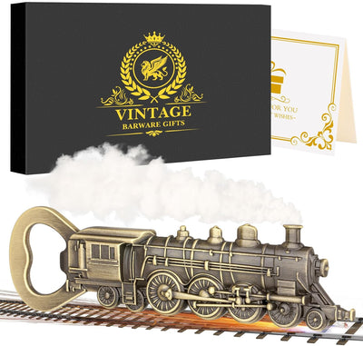 Abrebotellas tren de vapor para hombres, papá, novio, regalos cumpleaños