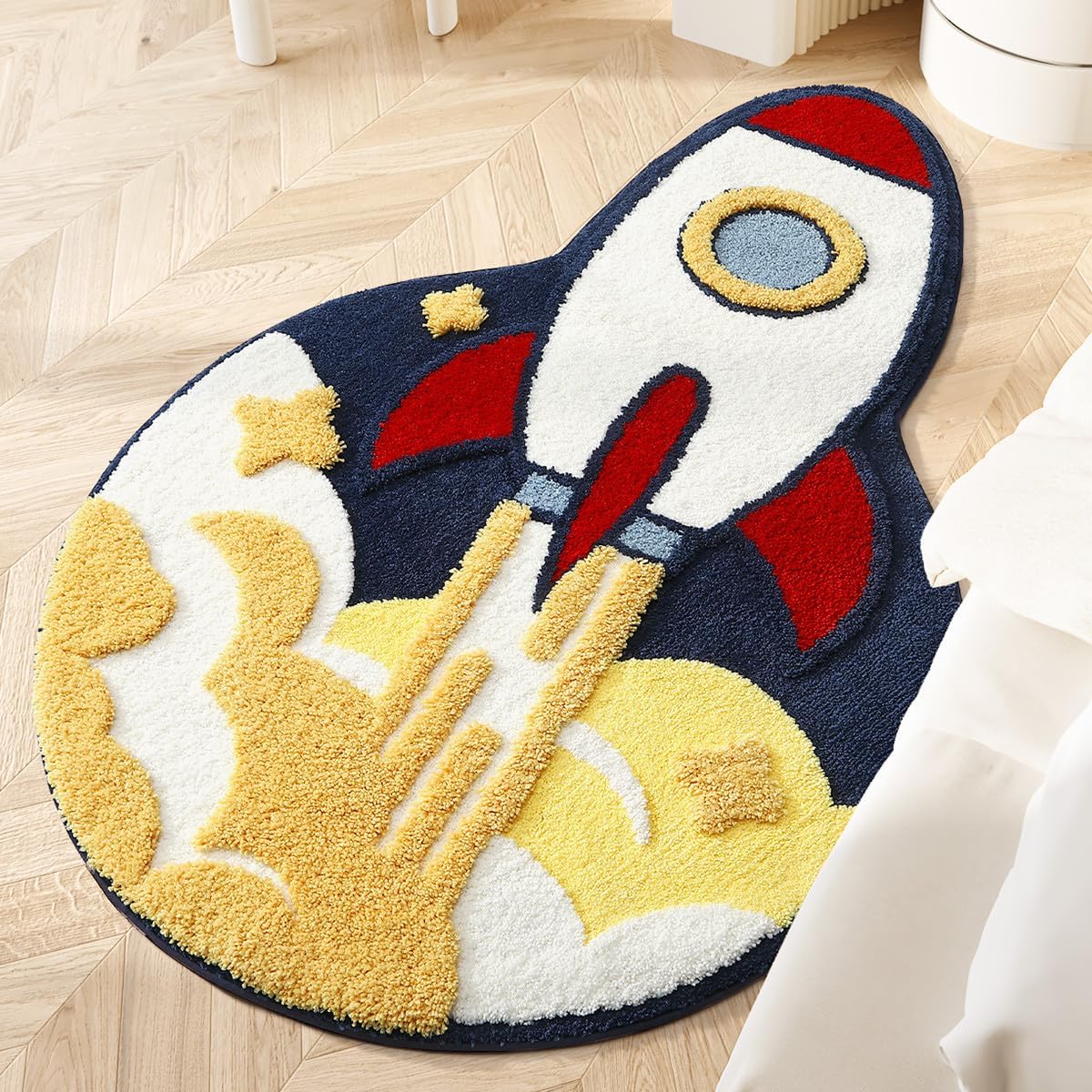 Alfombra microfibra suave 3.3x5ft antiderrap sala
