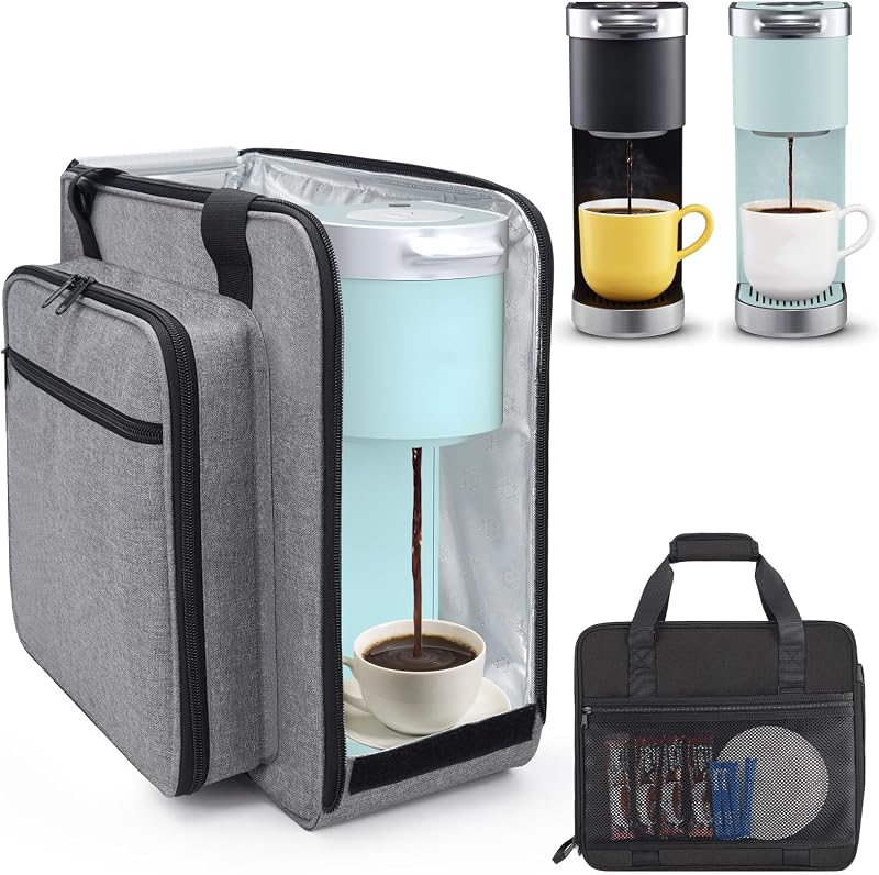 Bolsa viaje cafetera Keurig K-Mini con correas hombro