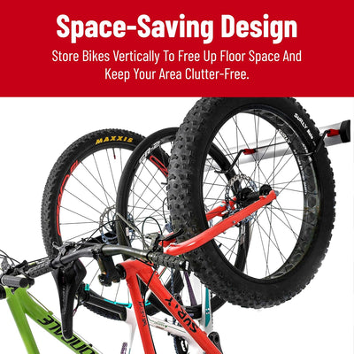 Soporte pared 3 bicicletas ajustable para garaje hogar