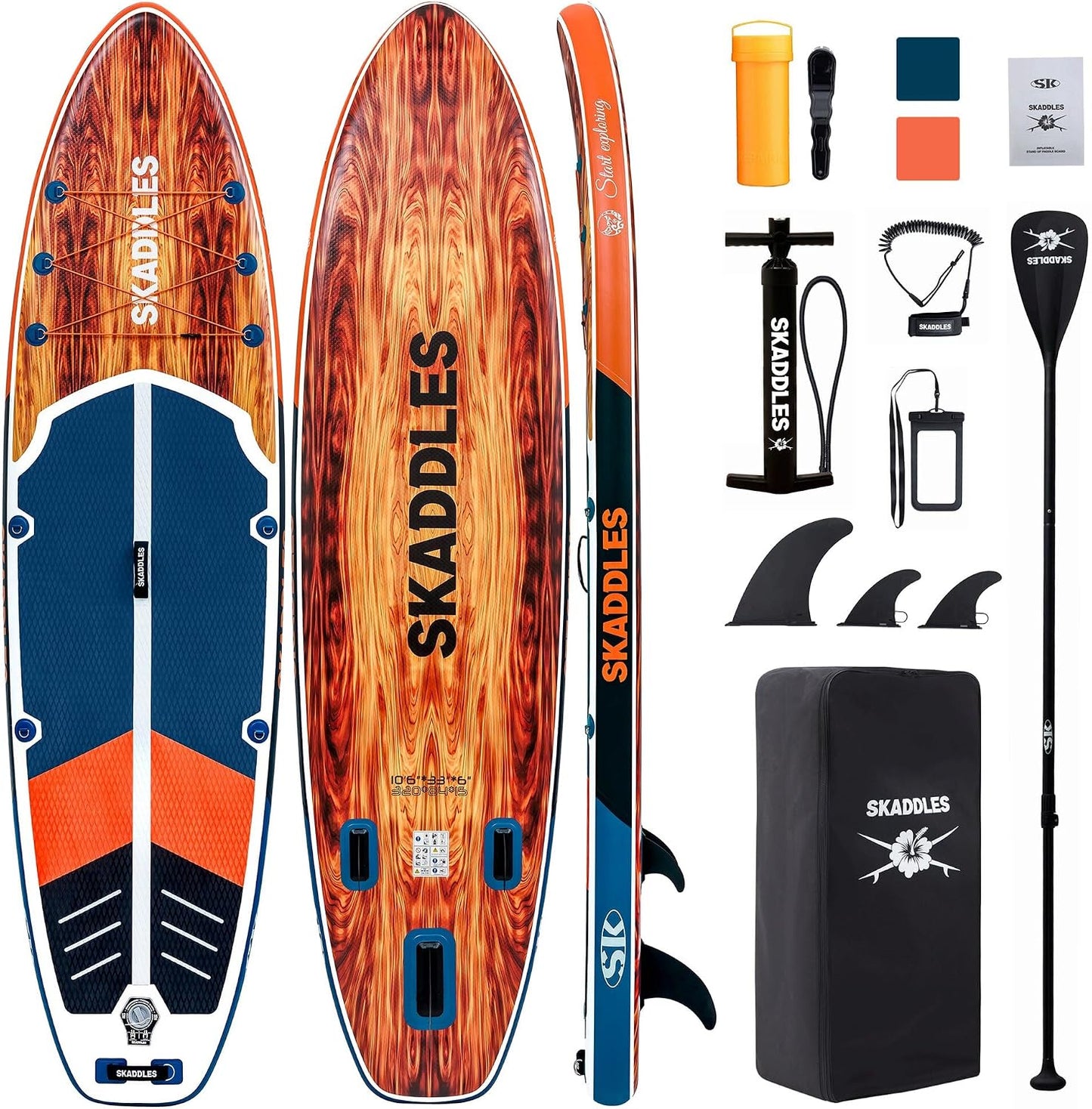 Tabla SUP Inflable 10'6'' antiderrap adultos y jóvenes