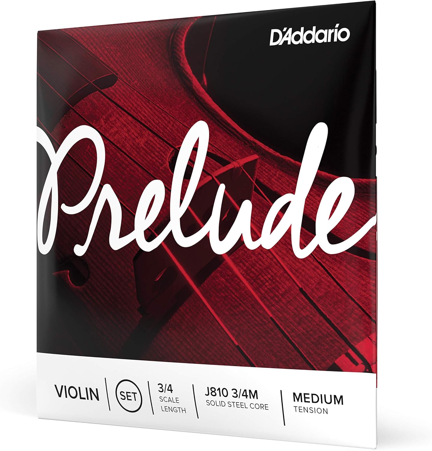 Cuerdas violín J810 3/4M tensión media juego completo