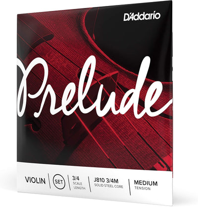 Cuerdas violín J810 3/4M tensión media juego completo
