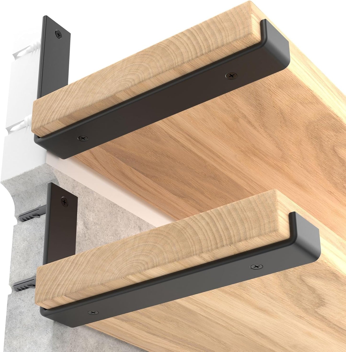 12 Soportes Estante 8" Resistente 1/5" Grosor