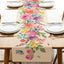 Mesa decoración flores acuarela mariposas interiores