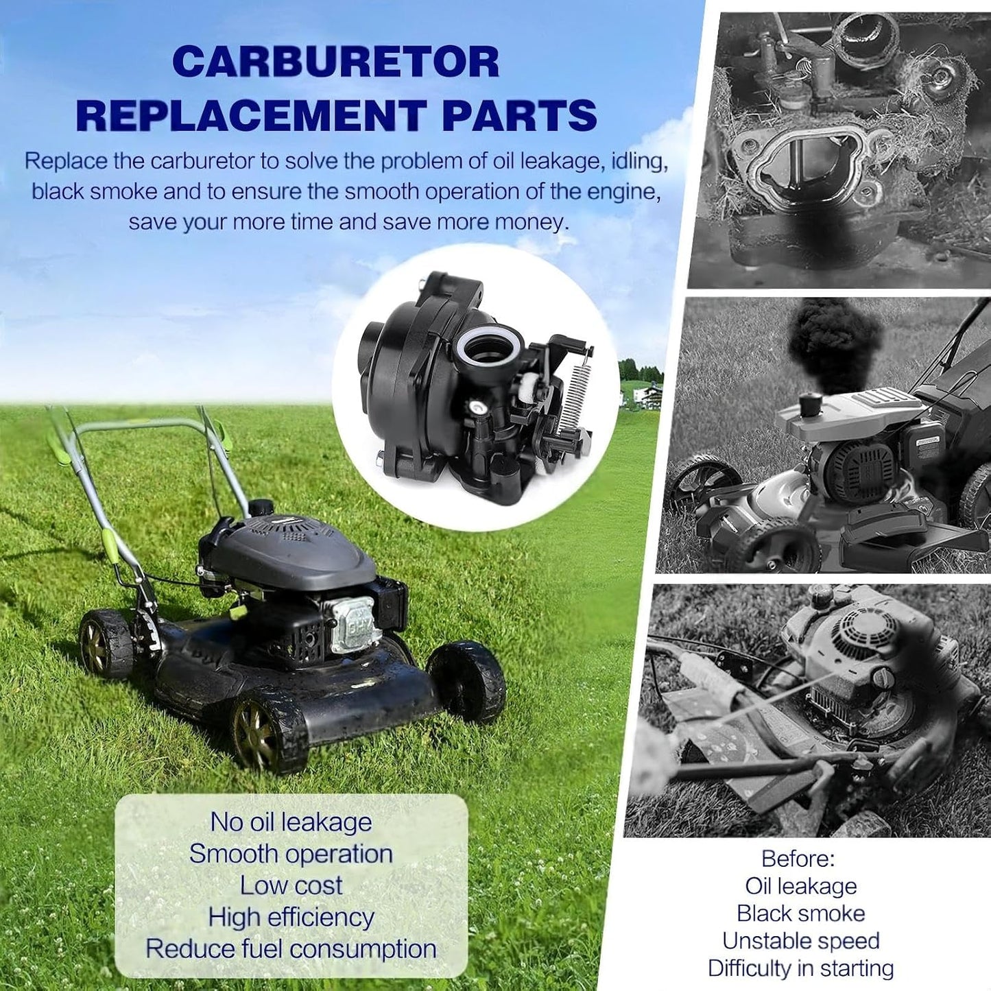 Carburador comp TB110 TB200 163cc reemplazo