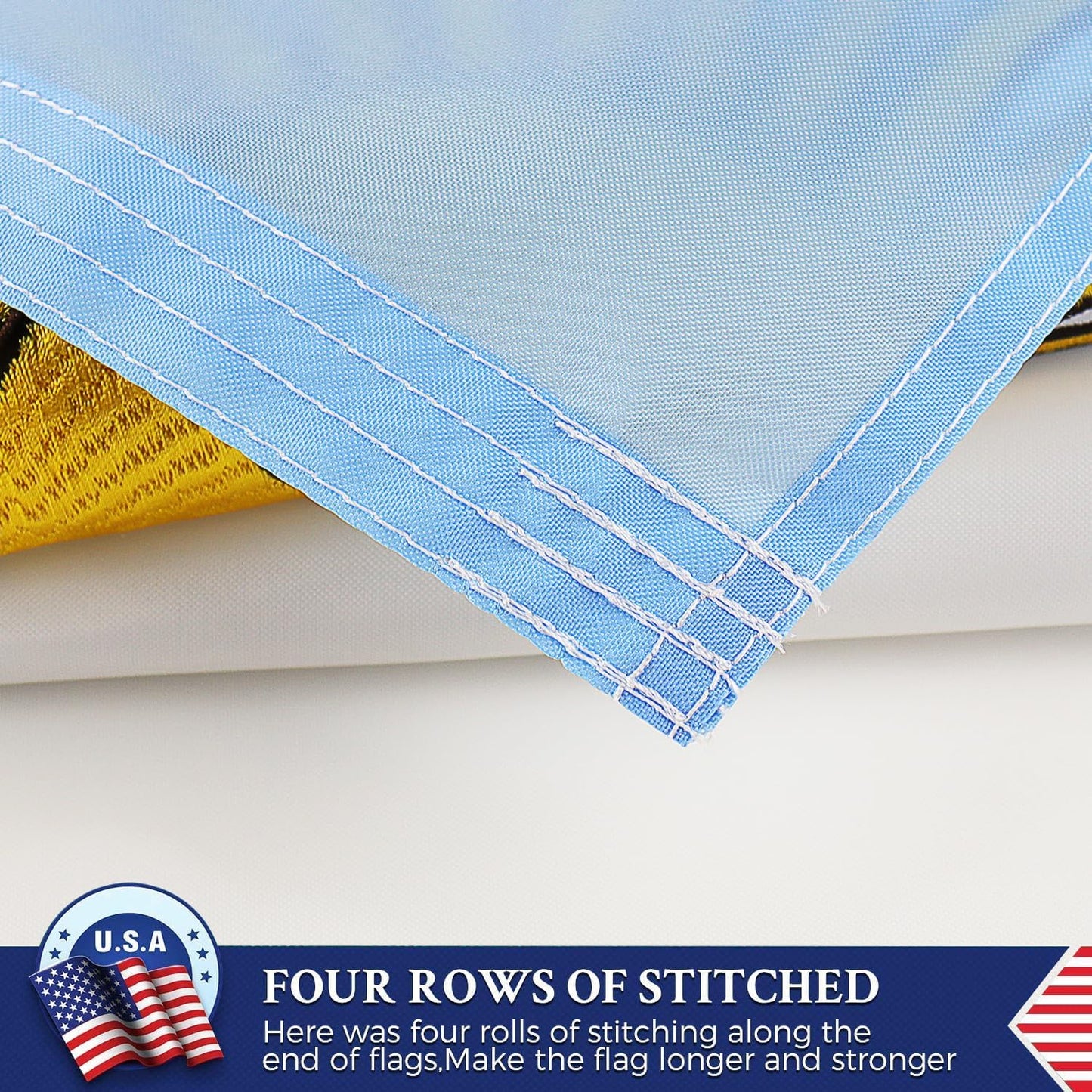 Bandera argentina doble cara 3x5m nailon resistente