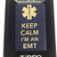Encendedor personalizado Keep Calm EMT Shield Azul Mate