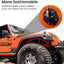 Cubierta base antena Jeep Wrangler 07-22 acero ABS