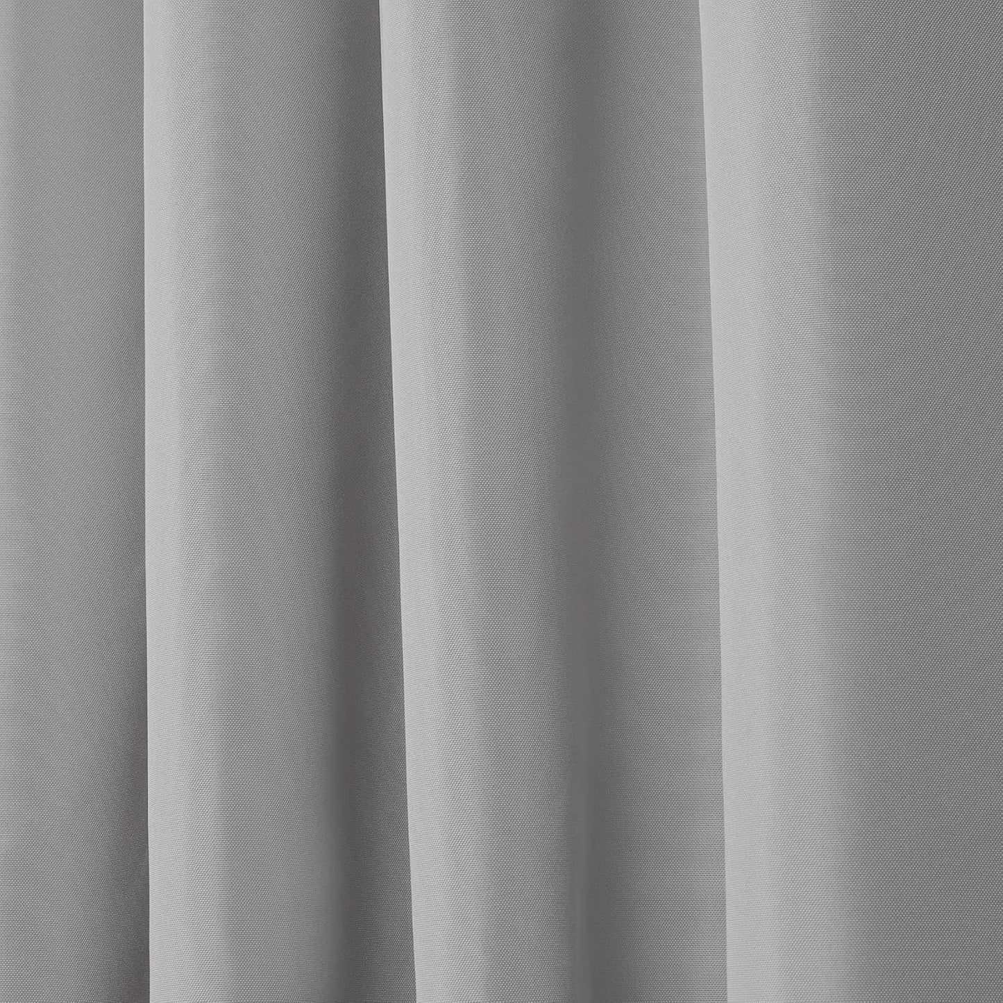 Panel cortina lona 54x84" gris claro set 2