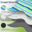 Manta picnic 80x60" impermeable plegable 3 capas azul