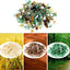 10lb Cristales Fuego Reflectantes ½pulg Colores Mixtos