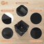 10 Contenedores Tela Plegables 11" con Asas