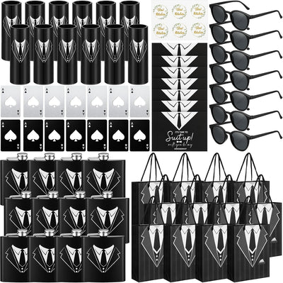 72 Pzas Regalo Padrinos Boda Esmoquin Acero Inox Abridor Botellas