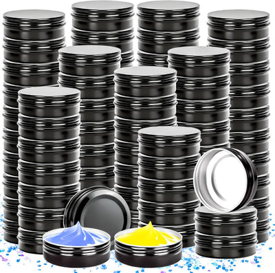 50 Latas Aluminio 1oz con Tapa para Lociones y Especias