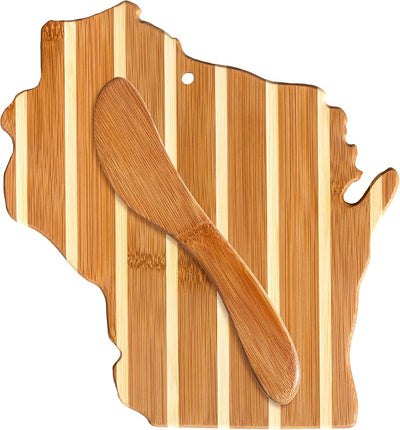Tabla charcutería con cuchillo 9.625x8.875pulg