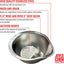Tazón colador arroz acero inox