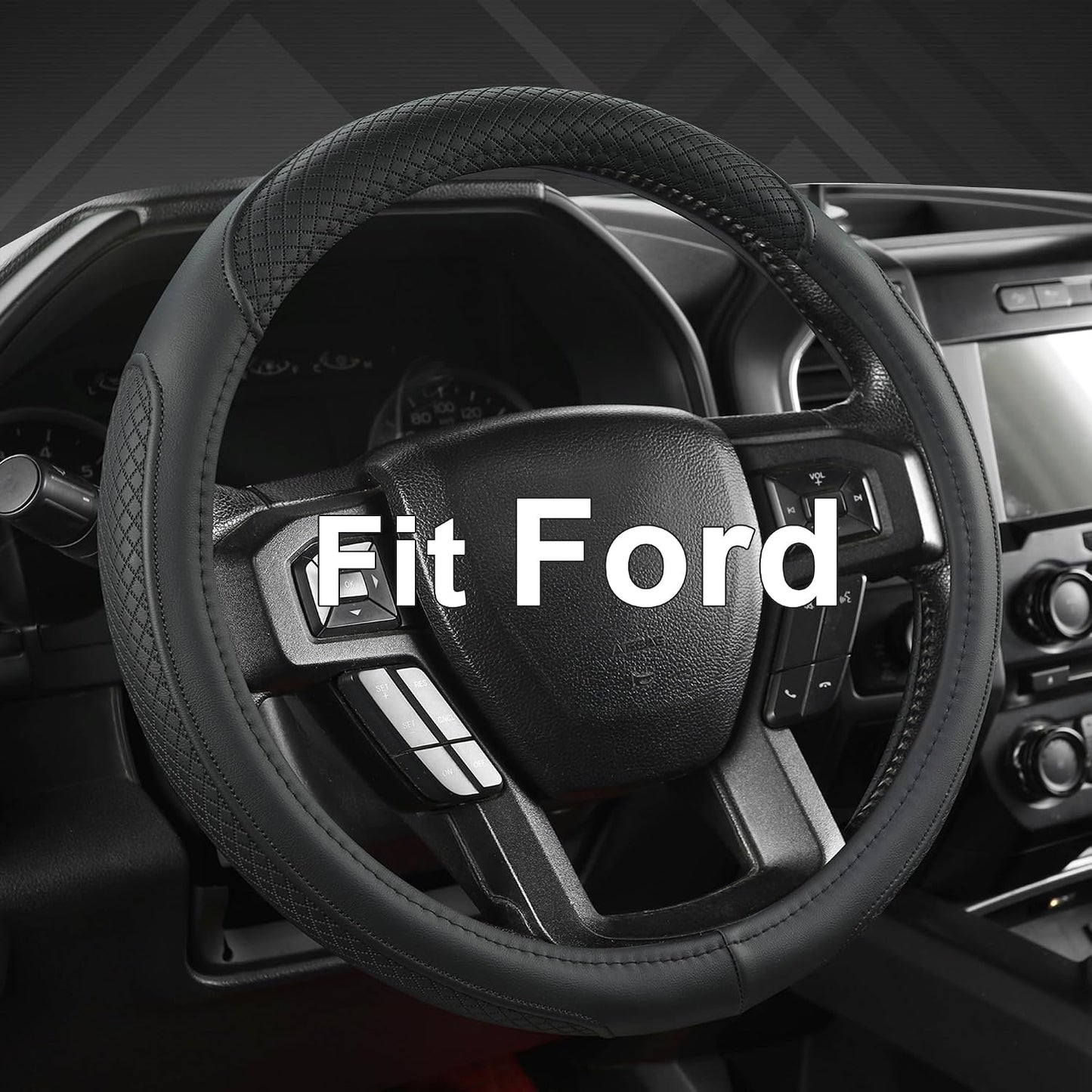 Funda volante Ford Negro