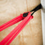 Anclaje puerta resistente negro rojo