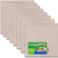 8 Almohadillas fieltro autoadhesivas color marfil