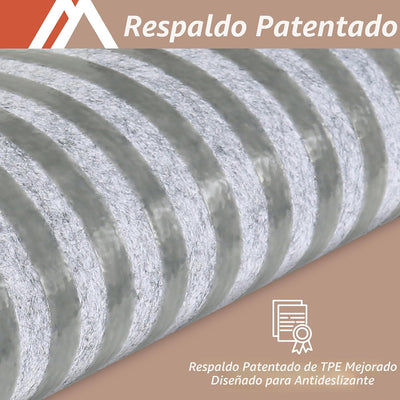 Alfombra antideslizante peldaños interior 15uds beige