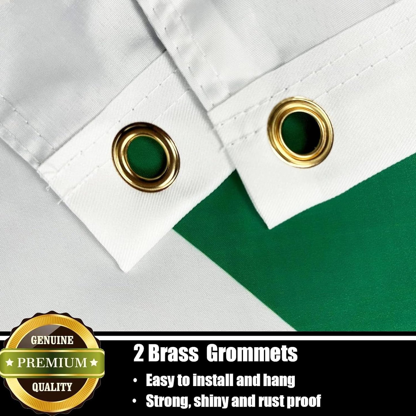 Bandera 3x5ft poliéster 3 capas resistente exterior doble