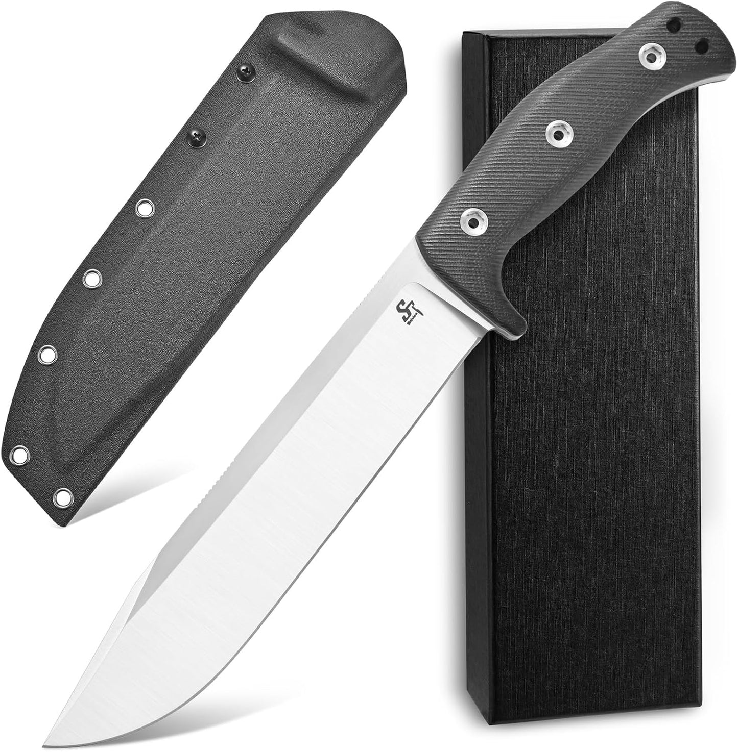 Cuchillo Sleipner acero cepillado G10 full tang EDC