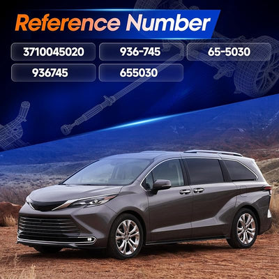 Eje transmisión trasero Toyota Sienna 11-19 3.5L AT AWD