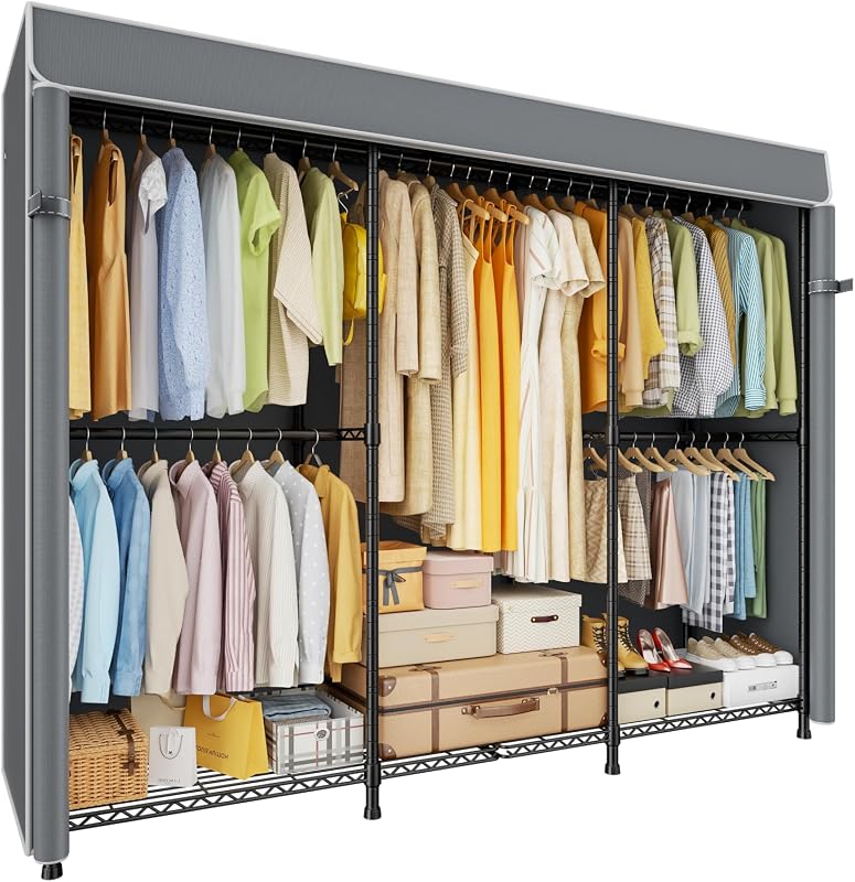 Sistema organiz. armario 69x77" estante negro