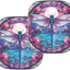 Parasol 2 Pzas Estampado Floral para Vehículo Plegable