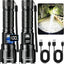 2 Linternas LED Recargables 6000 Lúmenes Impermeables 3 Modos