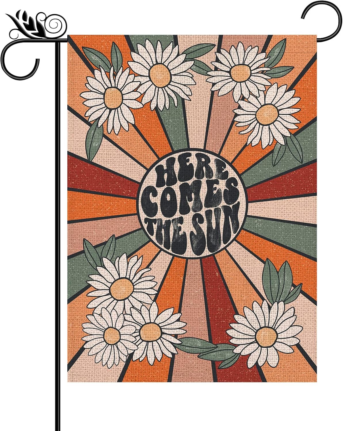 Bandera verano jardín vintage doble cara 12.5x18pulg